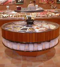 Round salad bar