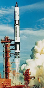 An Atlas rocket being launched