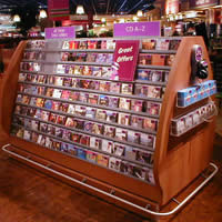 Megastore CD display